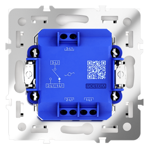 Выключатель проходной 1-кл.., Кашемир, VOLTUM S70 VLS010303