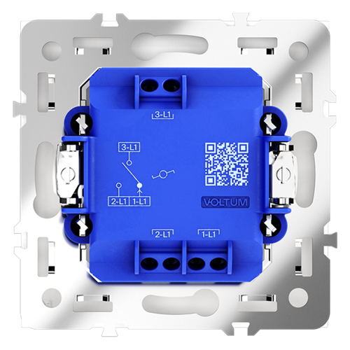 Выключатель проходной 1-кл.., Кашемир, VOLTUM S70 VLS010303