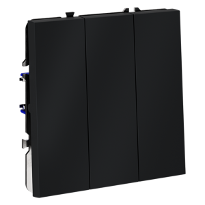 Выключатель 3-кл, Графит, S70 Voltum VLS030107