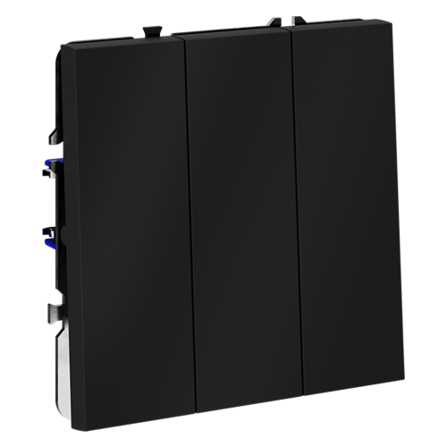 Выключатель 3-кл, Графит, S70 Voltum VLS030107