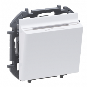 Выключатель для гостиниц, белый, INSPIRIA Legrand 673800