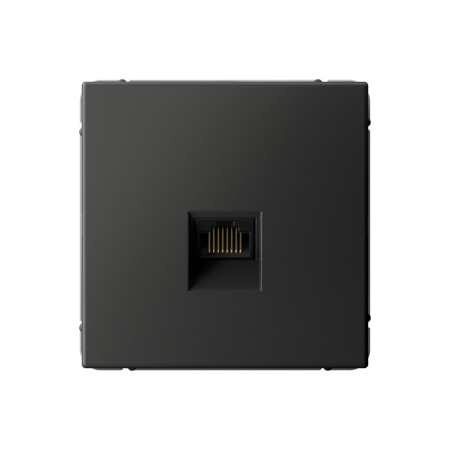 Розетка компьютерная RJ45 Cat. 5e, Базальт, ArtGallery SE GAL001483