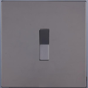 Выключатель жалюзи 1 кл. (внутренний монт.), Темн. хром, Toledo Salvador SJAN88EC5