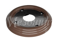 Рамка 1 местная пластик, Какао, ТМ МезонинЪ Усадьба GE30701-70