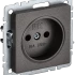 Розетка без З/К без шторок, Темная бронза, Brite IEK BR-R10-10-K45 Розетка без З/К без шторок, Темная бронза, Brite IEK BR-R10-10-K45
