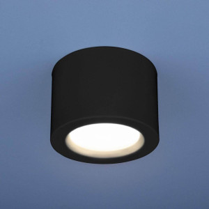 Потолочный светодиодный светильник Elektrostandard DLR026 6W 4200K черный матовый a040441