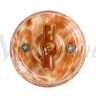 Выключатель фарфоровый 1 кл. проходной (2 положения), Янтарный мрамор, ТМ МезонинЪ GE70404-21