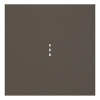 Лицевая панель выключателя 1 кл. с подсветкой, Капучино, Rikett 35602 CP