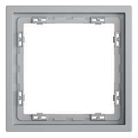 Рамка 1 местная, пластик, Серый, Voltum S70 VLS100116