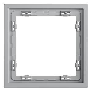 Рамка 1 местная, пластик, Серый, Voltum S70 VLS100116