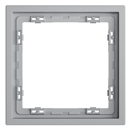 Рамка 1 местная, пластик, Серый, Voltum S70 VLS100116