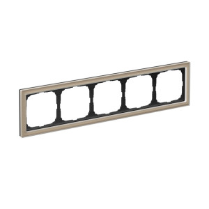 Рамка 5 местная, натуральное стекло, Шампань, ArtGallery SE GAL320505