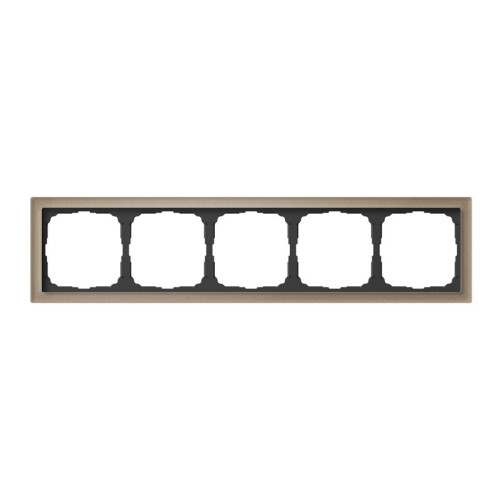 Рамка 5 местная, натуральное стекло, Шампань, ArtGallery SE GAL320505