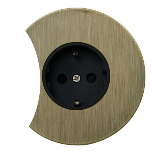 Розетка с З/К (внутренний монт.) дополнит., Бронза, Аrt Salvador EU030211 Розетка с З/К (внутренний монт.) дополнит., Бронза, Аrt Salvador EU030211