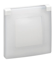 Рамка 1 местная, герметичная IP44 с крышкой, белый, Etika Legrand 672550