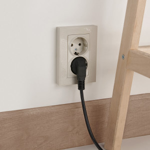 Розетка двойная с З/К без шторок 16А 250В, Слоновая кость, Werkel W1172003