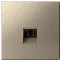 Розетка компьютерная RJ45 Cat. 6e, Шампань, ArtGallery SE GAL000586