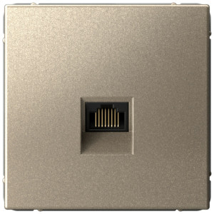 Розетка компьютерная RJ45 Cat. 6e, Шампань, ArtGallery SE GAL000586