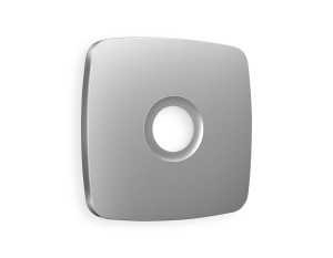 Лицевая панель розетки телевизионной TV, Сталь матовый, OMEGA Quant Ambrella Volt OP5130