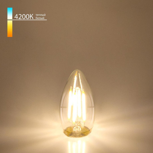 Лампа светодиодная филаментная Elektrostandard BLE2706 E27 9W 4200K прозрачная 4690389151316