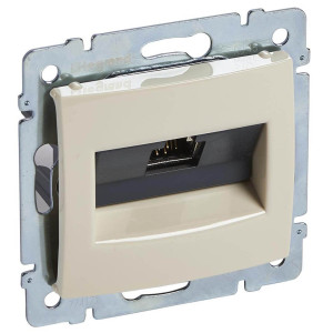 Розетка компьютерная RJ45 STP 10, слоновая кость, Valena Classic Legrand 774172