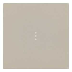 Лицевая панель выключателя 1 кл. с подсветкой, Латте, Rikett 35602 LT