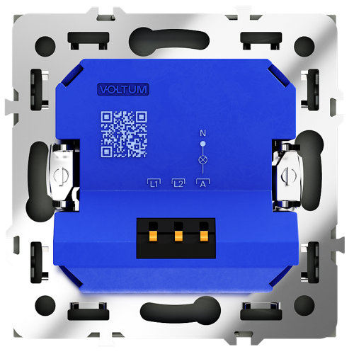 Диммер повор-нажим., Графит, Voltum S70 VLS070307