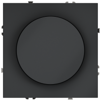 Диммер повор-нажим., Графит, Voltum S70 VLS070307