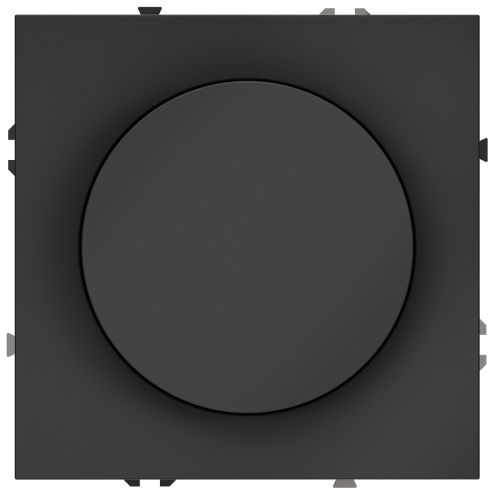 Диммер повор-нажим., Графит, Voltum S70 VLS070307