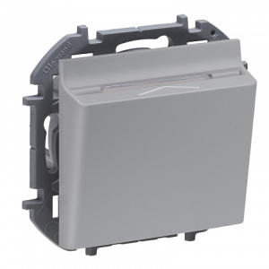 Выключатель для гостиниц, алюминий, INSPIRIA Legrand 673802