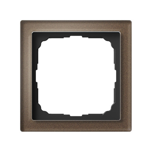 Рамка 1 местная, натуральное стекло, Мокко, ArtGallery SE GAL320601