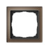 Рамка 1 местная, натуральное стекло, Мокко, ArtGallery SE GAL320601