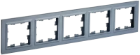 Рамка 5 местная, Маренго, Brite IEK BR-M52-K35