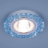 Встраиваемый светильник Elektrostandard 2194 MR16 SL/BL зеркальный/голубой 4690389099274