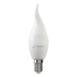Лампа светодиодная Thomson E14 6W 6500K свеча на ветру матовая TH-B2360