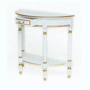 Консоль Арина, Белый с золотом, TADORNA 2724-W-G