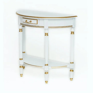 Консоль Арина, Белый с золотом, TADORNA 2724-W-G