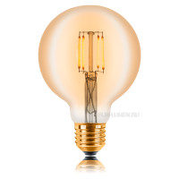 Ретро лампа светодиодная LED G95 4Вт E27 2200K Sun Lumen 057-301