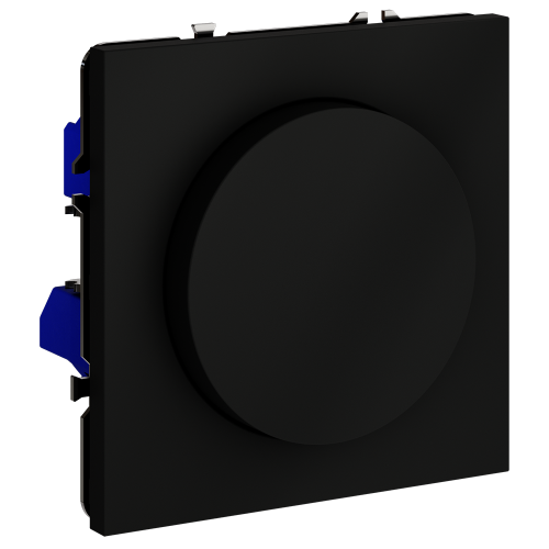 Диммер повор-нажим., Черный матовый, Voltum S70 VLS070308