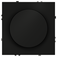 Диммер повор-нажим., Черный матовый, Voltum S70 VLS070308