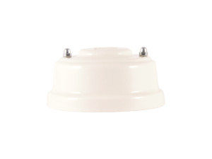 Розетка комп. RJ45 cat.6, керамика, Белый Вianco, серебристая фурнитура, Leanza РК6БС