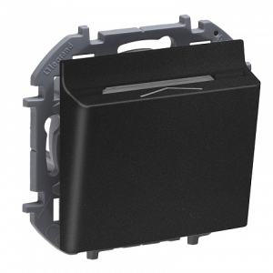 Выключатель для гостиниц, антрацит, INSPIRIA Legrand 673803