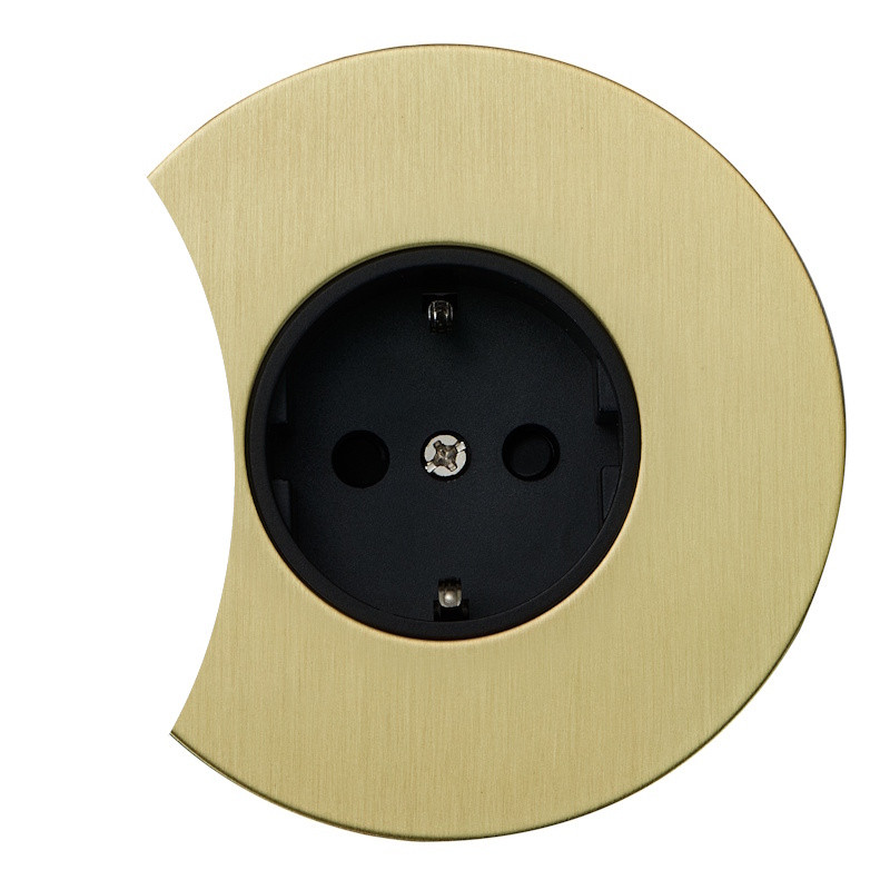 Розетка с З/К (внутренний монт.) дополнит., Золото, Аrt Salvador EU040211 Розетка с З/К (внутренний монт.) дополнит., Золото, Аrt Salvador EU040211
