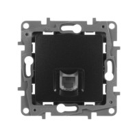 Розетка телефонная RJ11, анрацит, Etika Legrand 672640