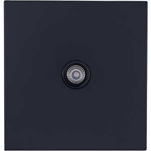 Розетка телевизионная TV (внутренний монт.), Черная, Castilla Salvador SJAN13BC14