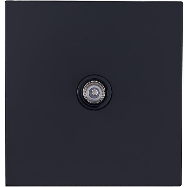 Розетка телевизионная TV (внутренний монт.), Черная, Castilla Salvador SJAN13BC14