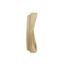 Рамка 1 местная деревянная на бревно D300 мм, восьмерка, дуб неокрашенный, Salvador НО31НК300