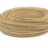 Ретро кабель витой 2x0,75 Бронзовый шелк, Interior Wire ПРВ2075-БРШ  (1 метр)