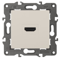 Розетка HDMI, Слоновая кость, Эра Elegance 14-3114-02
