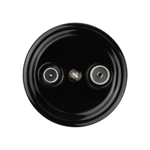 Розетка керамика телев. TV-R, Черный, Болонь TDM ELECTRIC SQ1820-0255